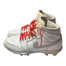 Chuteiras de futebol Nike Air Jordan 1 Mid TD branco cinza neblina masculina tamanho 10.5 comprar usado  Enviando para Brazil