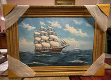 Large framed painting for sale  Charlestown