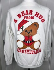 80s christmas sweatshirt for sale  COLCHESTER