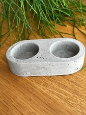 Betonowy świecznik na dwa tealighty beton architektoniczny prezent ozdoba  na sprzedaż  PL