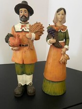 Thanksgiving pilgrim couple for sale  De Kalb