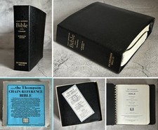 Thompson Chain Reference Bíblia Sagrada KJV Livro de Trabalho Ministro Professor Estudo Estudante comprar usado  Enviando para Brazil