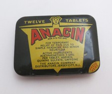 Vintage anacin tin for sale  Tecumseh