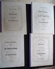 Partitions anciennes piano d'occasion  Doyet