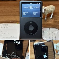 Apple iPod Classic 7ª Geração 160Gb MC297 Preto 30.000 CANÇÕES. NOVA BATERIA + EXTERIOR! comprar usado  Enviando para Brazil