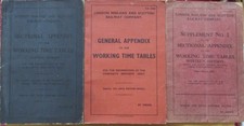 Lms working timetables for sale  SHEFFIELD