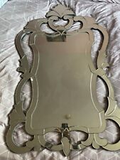 Silver ornate mirror for sale  GLASGOW