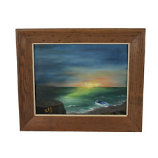 Vintage seascape oil for sale  Ocala