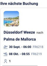 Flug mallorca gebraucht kaufen  Essen