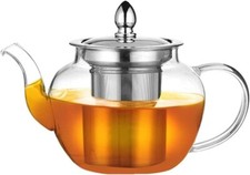 Glass teapot infuser for sale  PUDSEY