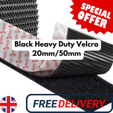 Fita autoadesiva preta VELCRO® ULTRA-MATE gancho e laço - traseira adesiva 20mm/50mm, usado comprar usado  Enviando para Brazil