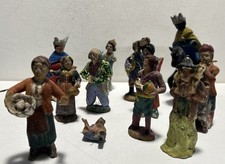 Presepe antico personaggi usato  Italia