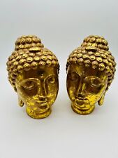 Buddha köpfe goldfarbend gebraucht kaufen  Wuppertal