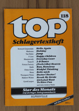 Top schlagertextheft 118 gebraucht kaufen  Reutlingen