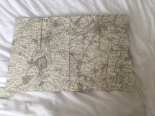 Old vintage map for sale  WARRINGTON