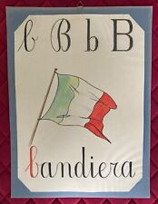 Bandiera locandina alfabeto usato  Gatteo