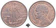 5 centesimi 1909 usato 5 centesimi 1909 usato Cremona