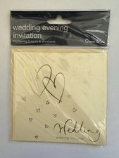 Wedding evening invitation for sale  RIPLEY