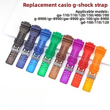Pulseiras de relógio de borracha coloridas de qualidade para Casio G-shock GA110 GD120GA400 GA-100 comprar usado  Enviando para Brazil