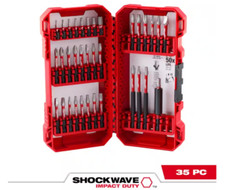 Conjunto de brocas de chave de fenda Milwaukee SHOCKWAVE serviço de impacto liga de aço (35 peças) comprar usado  Enviando para Brazil