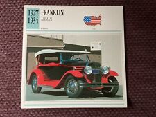 Franklin airman 1927 for sale  UK