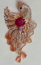 Peacock crystal rhinestone for sale  Wilder