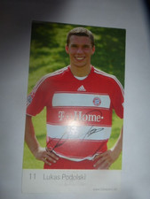 Autogrammkarte lukas podolski gebraucht kaufen  Sinzheim