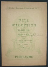 Programme party adoption d'occasion  Expédié en Belgium