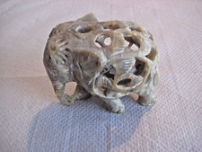 Soapstone elephant baby for sale  BEDFORD