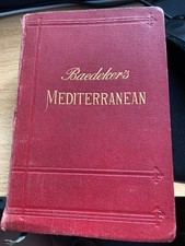 Baedeker mediterranean 1911 for sale  STOCKPORT