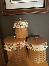 Longaberger canister set for sale  Essex