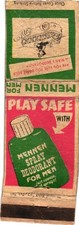 Play Safe With Mennen Spray Desodorante Masculino, Capa Vintage Matchbook comprar usado  Enviando para Brazil