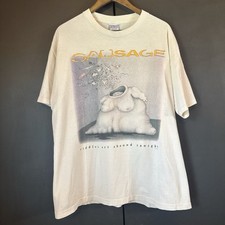 Camiseta SAUSAGE Riddles Are Abound Tonight ORIGINAL 1994 VINTAGE ANOS 90 PRIMUS Rara comprar usado  Enviando para Brazil