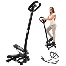 FITVIDS MINI STEPPERS GUIDÃO EXERCÍCIO RESISTÊNCIA ESCADA SFMINI-BLKGY-WH-BLK comprar usado  Enviando para Brazil