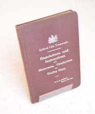 Tramway rule book for sale  BANBURY
