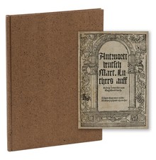 Antwortt deutsch Mart. Luthers... ~ by MARTIN LUTHER ~ First Edition ~ 1st 1522, usado comprar usado  Enviando para Brazil