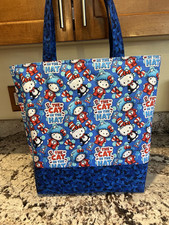 Bolsa tote personalizada Hello Kitty Dr. Seuss grande algodão lavável reutilizável mercado comprar usado Bolsa tote personalizada Hello Kitty Dr. Seuss grande algodão lavável reutilizável mercado comprar usado  Enviando para Brazil