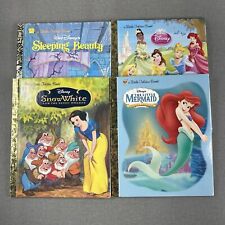 Disney Princess ~ Mermaid ~ Sleeping Beauty ~ Snow White 4 Little Golden Books comprar usado  Enviando para Brazil