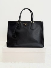 *Atualizado RTP $9400AUD*Prada Black 36cm Saffiano Lux Galleria Bolsa GRANDE. BN1786 comprar usado  Enviando para Brazil
