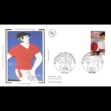 Fdc soie portrait d'occasion Fdc soie portrait d'occasion  Crécy-la-Chapelle