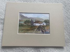 Aquarell bild 1990 gebraucht kaufen  Deutschland