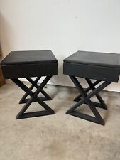 Vintage leather nightstand for sale  Los Angeles