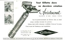 Publicité ancienne gillette d'occasion  France