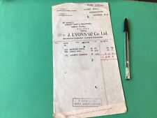 Lyons ltd manufacturing for sale  BEXHILL-ON-SEA