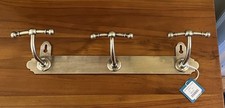 Vintage Anthropologie Prata Metal 3 Ganchos Bar Rack Nunca Usado com Etiqueta comprar usado  Enviando para Brazil