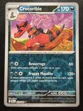 Carte pokémon crocorible d'occasion  Villeneuve-d'Ascq-