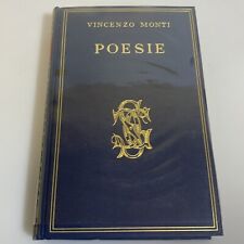 Poesie vincenzo monti usato  Morro d'Oro