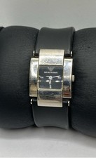 Relógio feminino Emporio Armani quadrado 23 mm caixa pulseira exclusiva aço inoxidável comprar usado  Enviando para Brazil