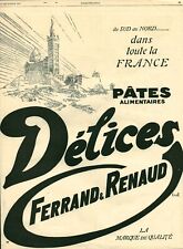 Publicité ancienne pâtes d'occasion  France
