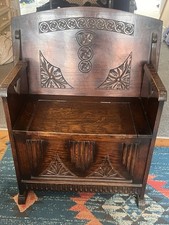 Antique monk chair for sale  SHREWSBURY